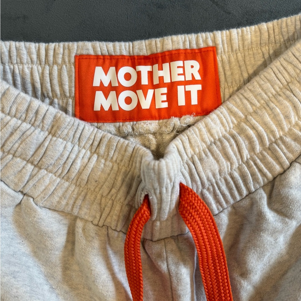 MOTHER Heather Gray Joggers with Drawstring
